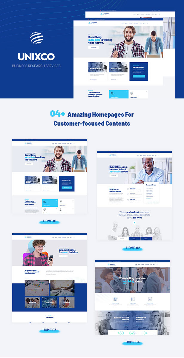 Unternehmensberatung WordPress Theme - 08 + Homepages